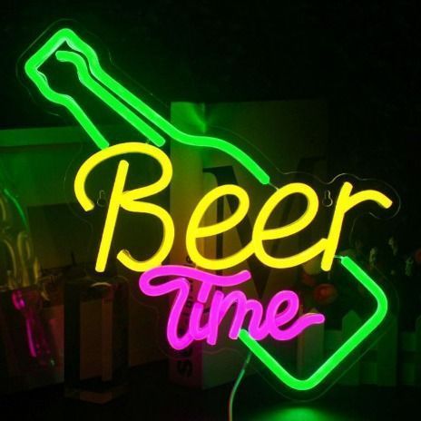ネオンサイン 壁掛け ネオンイトビール 居酒屋 壁 発光サイン ネオン管 壁装飾 おしゃれ LED ネオン看板 部屋 インテリア バー カフェ 車 屋内 販売店 趣味 照明 クリスマス飾り D048