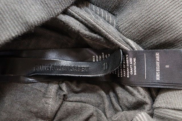 ボリスビジャンサベリ BORIS BIDJAN SABERI LONG JOHN 2.2 FLAT STITCH SEAM TAPED DARKGREY M F0406C シームテープ サルエル ジョガーパンツ ダークグレー ● 250922 CAMPINGPARCCENTRAL_COM