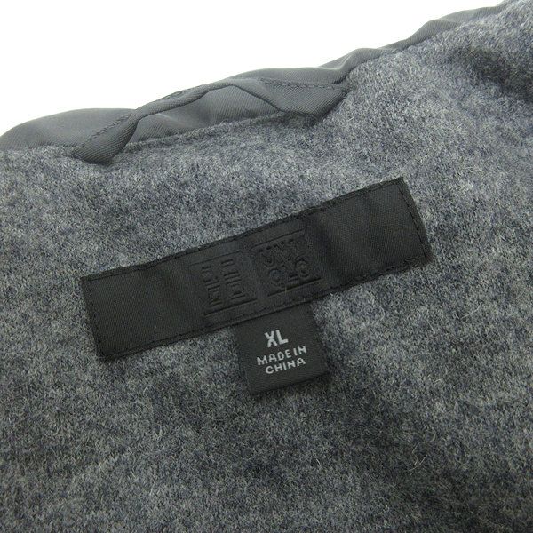 【UNIQLO】ユニクロ ストレッチウールブレンド ダウンコート XL UNIQLO】ユニクロ ストレッチウールブレンドダウンコート XL