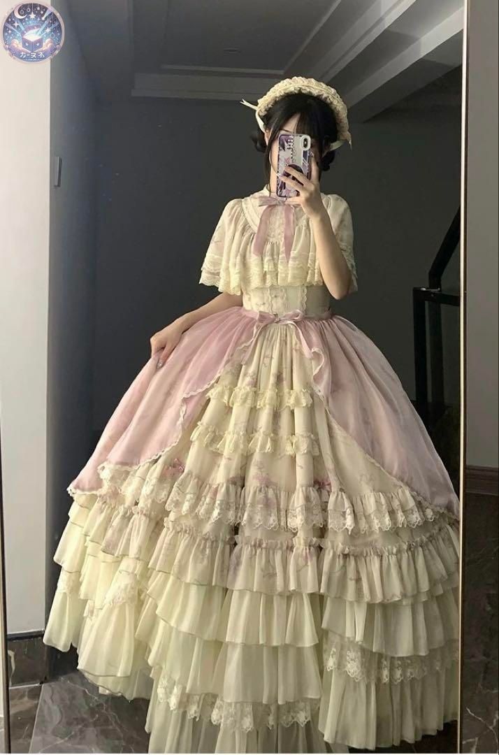 エドワード朝ドレス エレガント