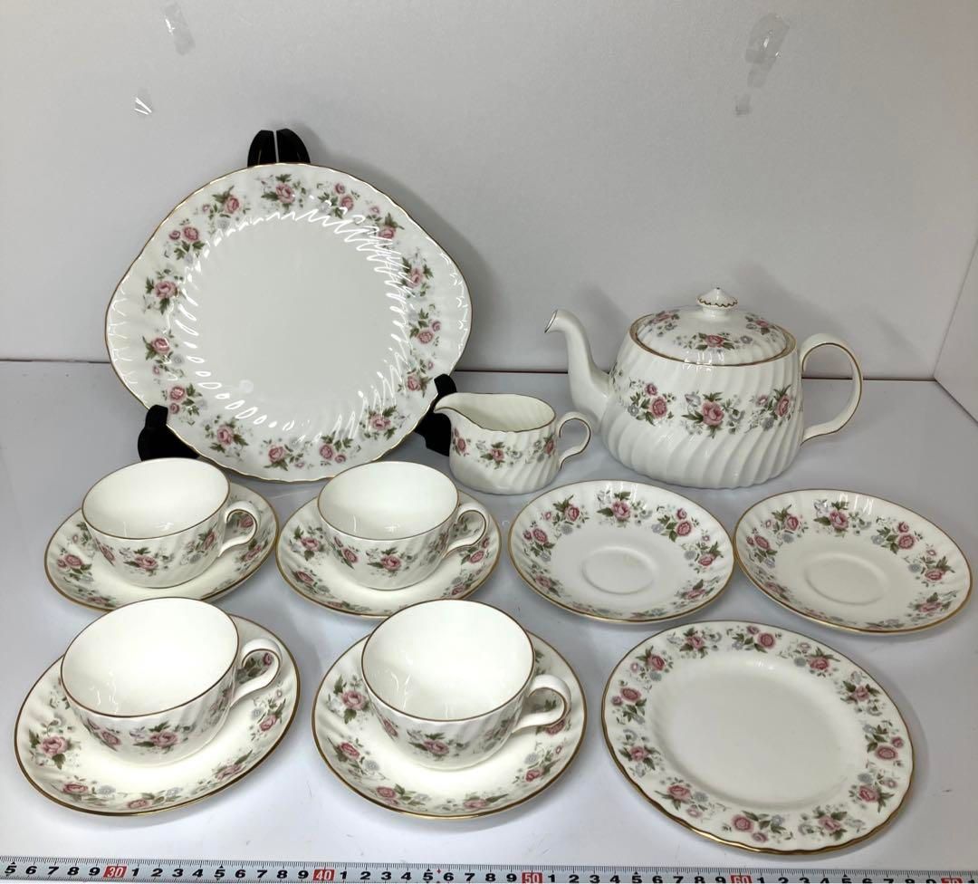 ミントンティーセット ポットL カップソーサ 東H5-0628 タエカ