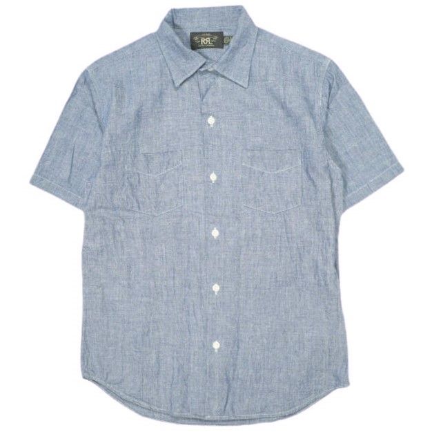 RRL ダブルアールエル Fenton S/S Camp Shirt シャンブレー