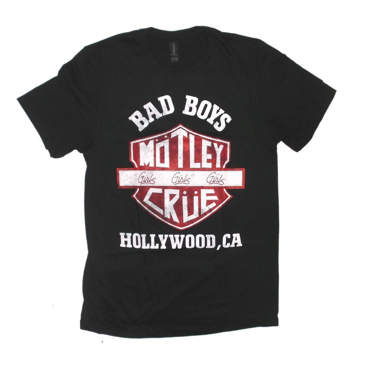 モトリー クルー Tシャツ Motley Crue Bad Boy Shield 正規品 ロックT 
