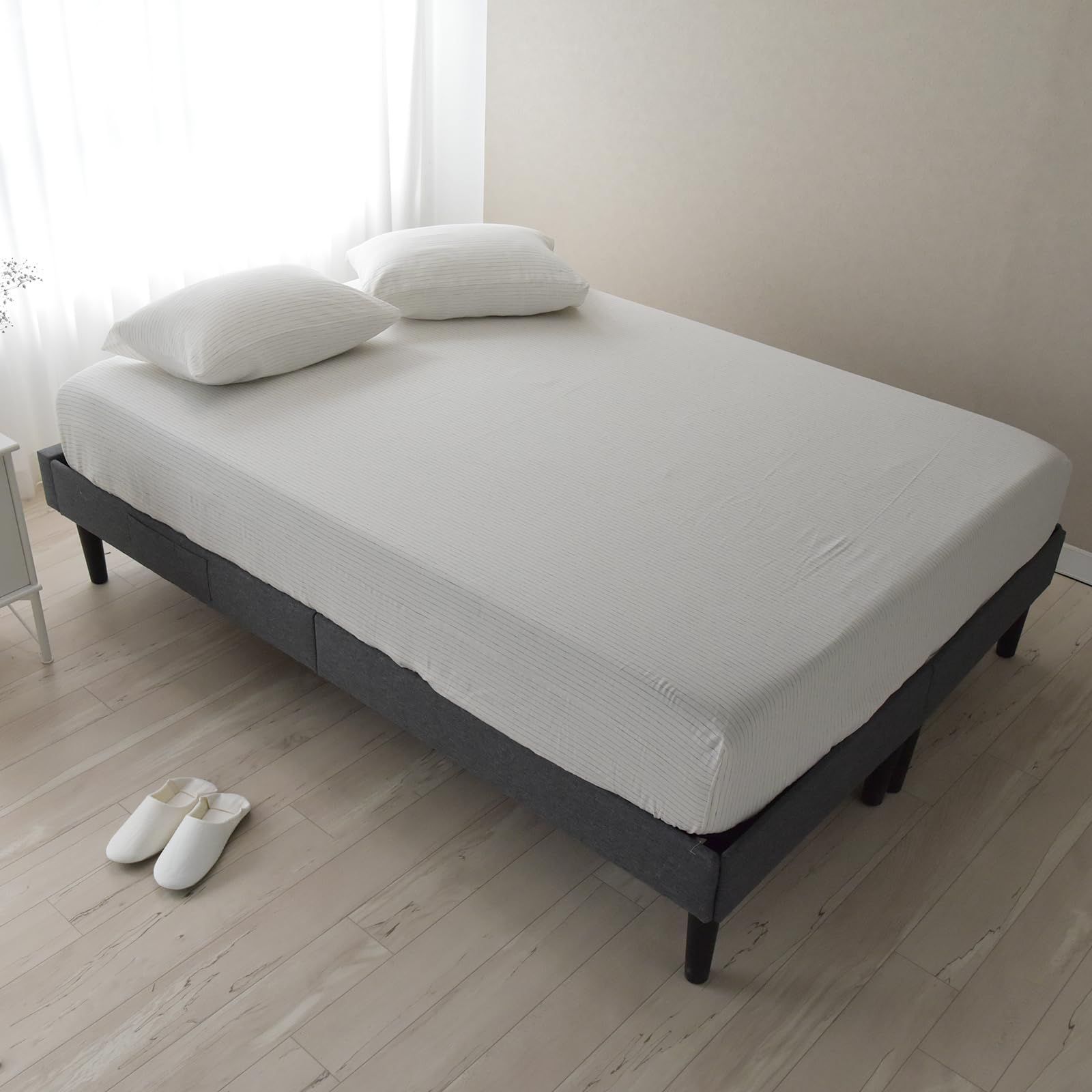 Francfranc ヴェルツ 掛け布団カバー セミダブル グレー ヴェルツ