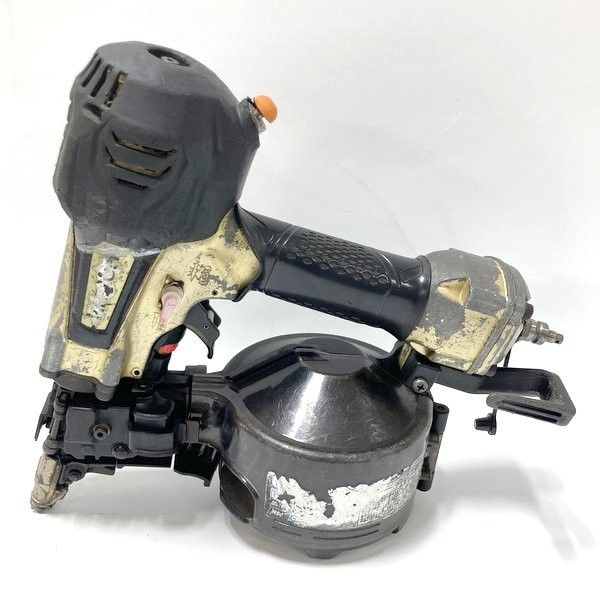 日立工機 HITACHI 50mm 高圧ロール釘打機 NV50HR メタリックゴールド パワー切替機構なし コイルネイラ ≡DT6732