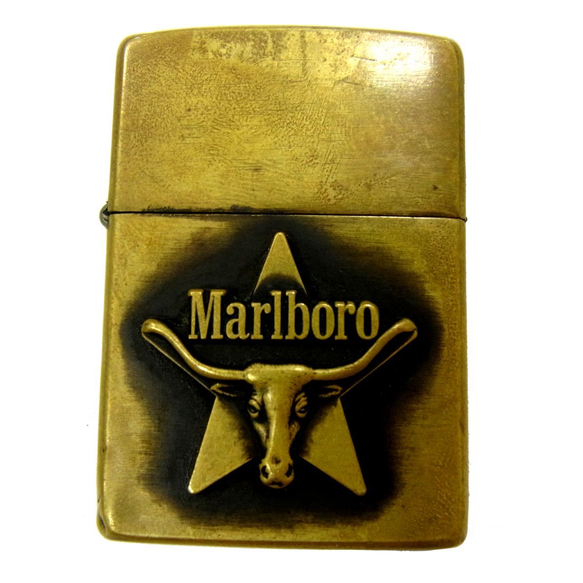 希少 1993年 ヴィンテージ□ZIPPO Marlboro ロングホーン オイル