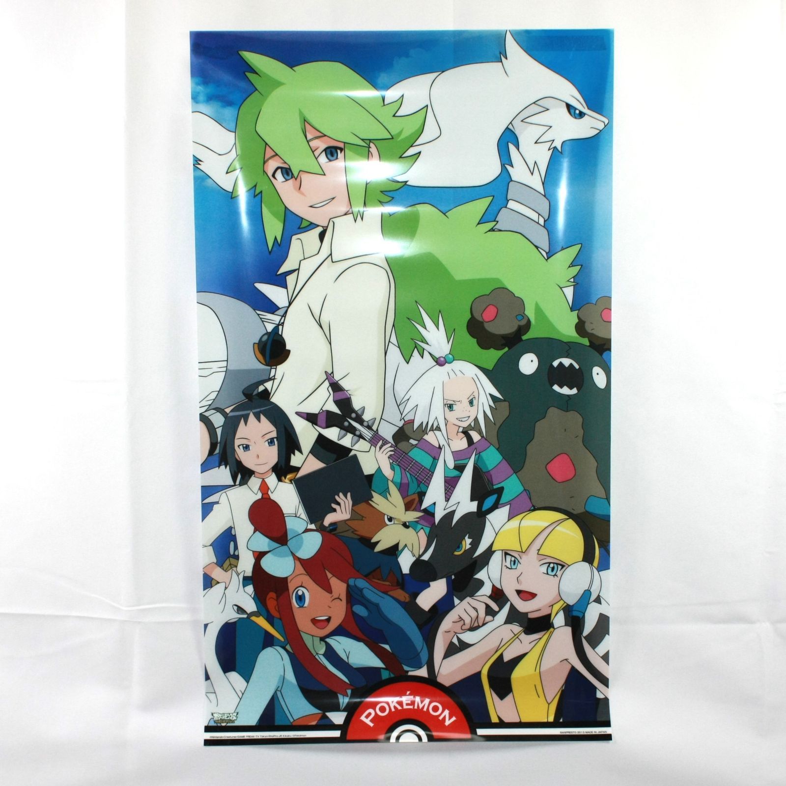 A1283・ポケモン ポスター ベストウイッシュ デラックスクリア