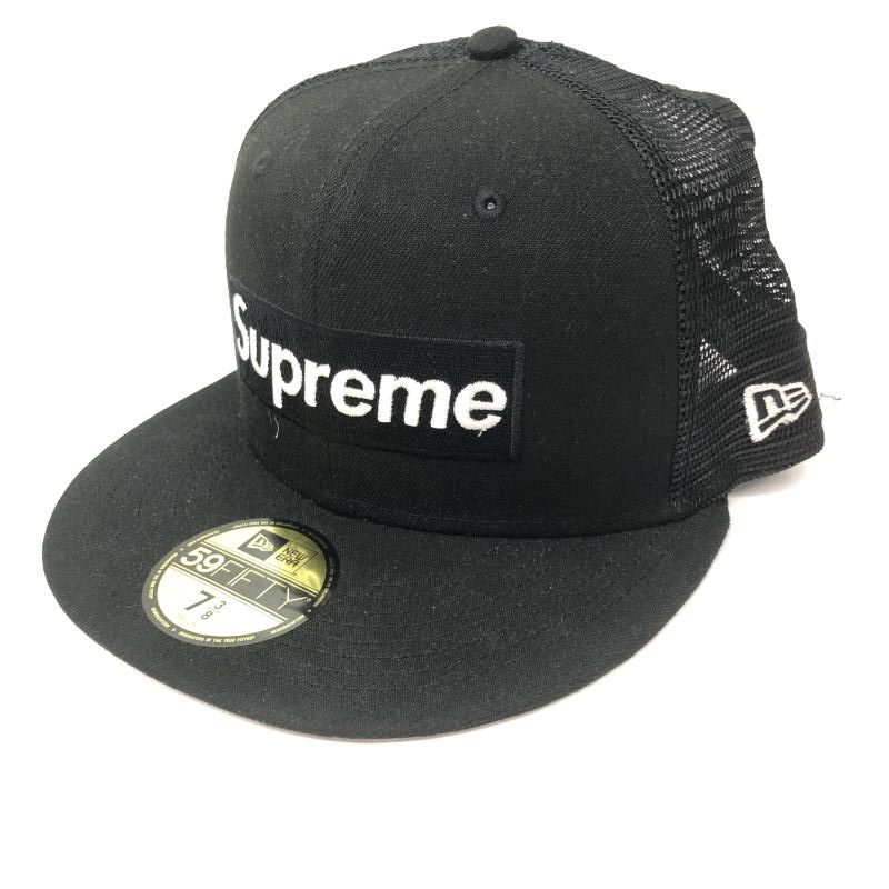 シュプリーム ニューエラ 7 1/2 紺 ボックスロゴ メッシュバック 23SS 23SS Supreme Box Logo Mesh Back New Era Navy ( シュプリーム