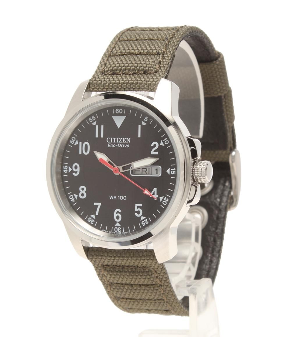 美品【稼働品】CITIZEN　シチズン E100　ホワイト　シルバー　ソーラー 美品 CITIZEN シチズン E100 ホワイト シルバー ソーラー 腕時計