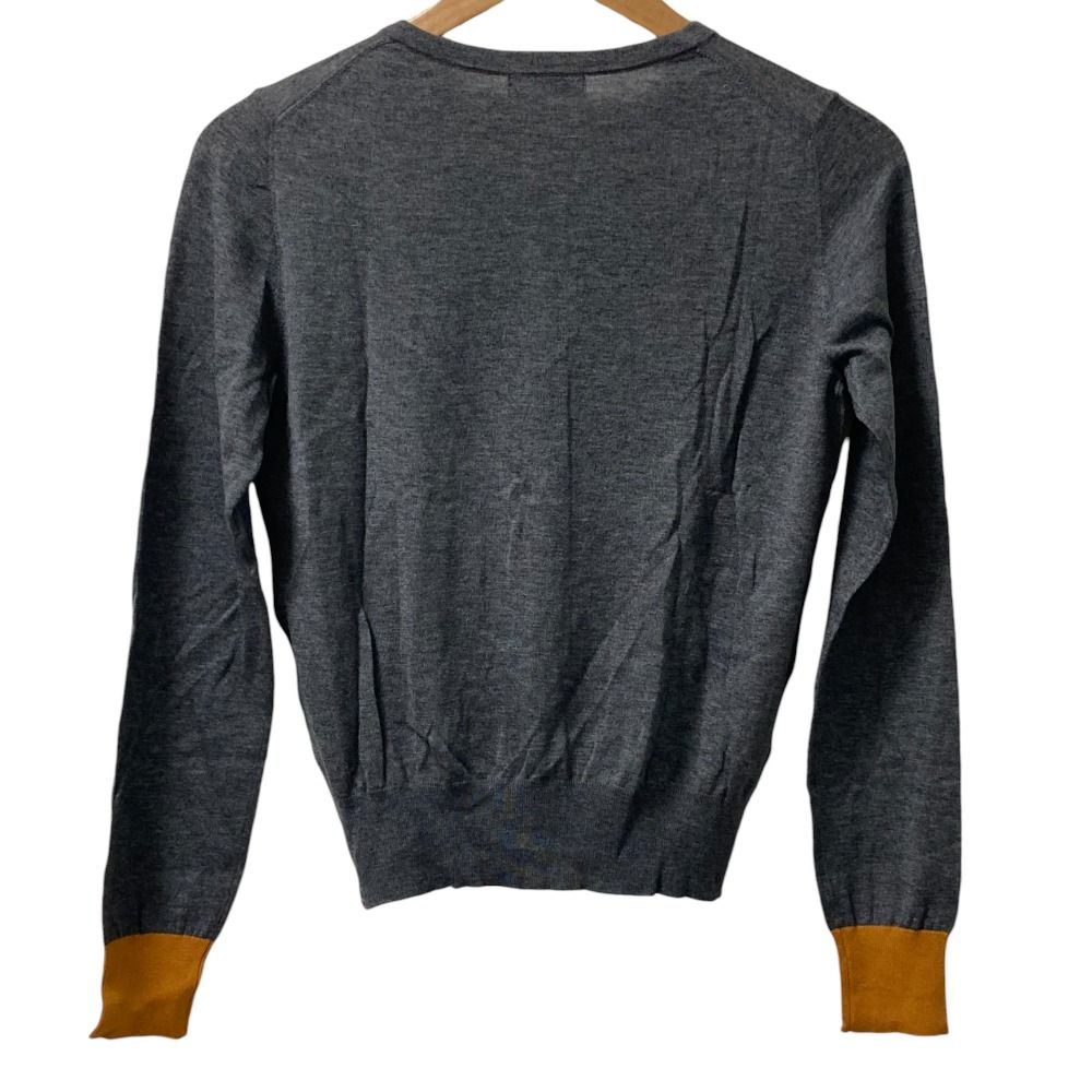 未使用 Paul Smith BLACK ポールスミス ブラック シルクブレンド ニット カーディガン M グレー レディース 古着 中古 未使用 Paul Smith BLACK ポールスミス ブラック シルクブレンド