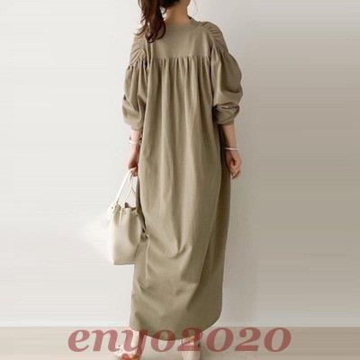 春コーデ シャツワンピース ワンピース ロングワンピース 50代