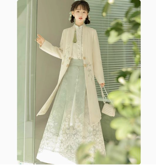 漢服 セットアップ 刺繍 馬面裙 チャイナ風 発表会 ウェディング ドレス