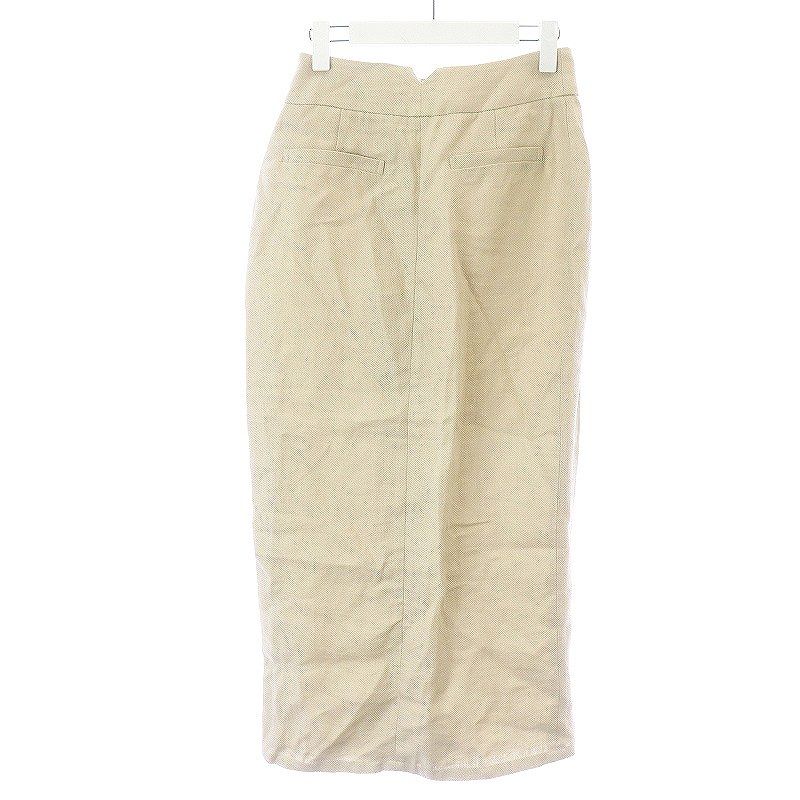 TODAYFUL◆ロングスカート/38/リネン/BEG TODAYFUL リネンニットロングスカート 38サイズ - メルカリ