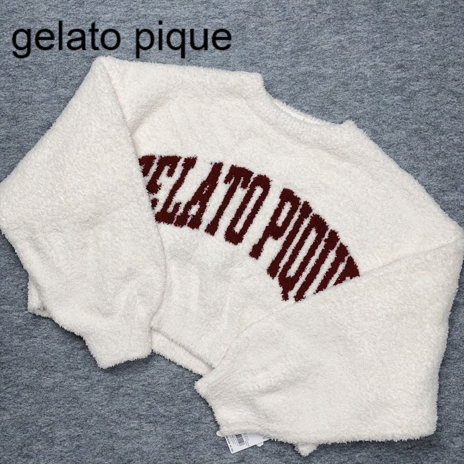 新品タグ付き】gelato pique ジェラートピケ パウダーロゴジャガード