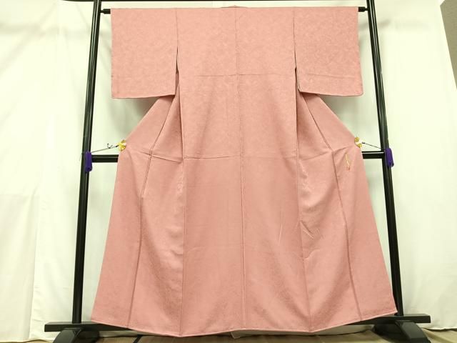 平和屋着物●上質な色無地　紋意匠　小麦色　正絹　逸品　未使用　CAAU3129yc 平和屋着物○上質な色無地 紋意匠 小麦色 正絹 逸品 未使用