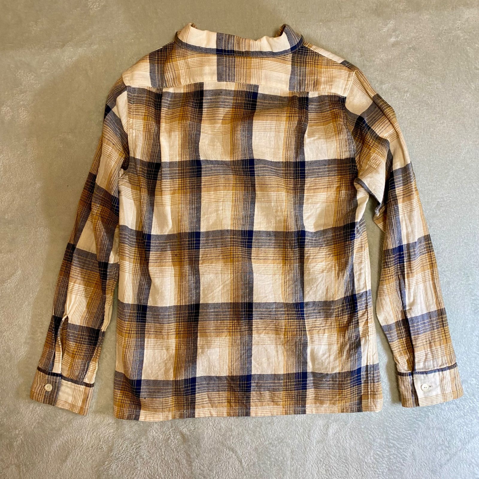 COOTIE PRODUCTIONS ワークシャツ リネン チェック クーティー COOTIE (クーティー) Linen Check Work S/S Shirt(リネン