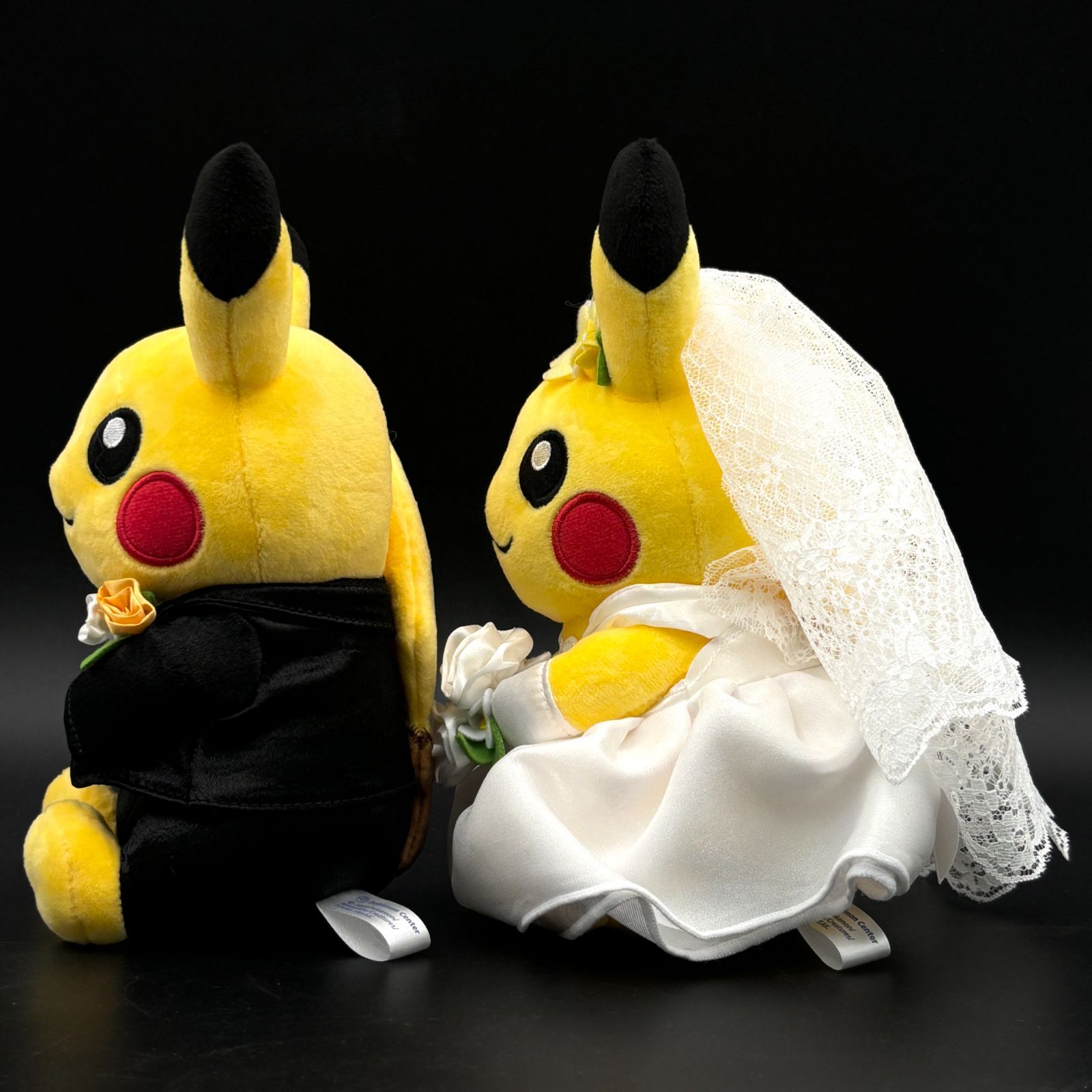 ポケモン ピカチュウ ウェディング 2体セット 洋装 結婚式 ドレス タキシード 華やかな日を彩るグッズ「Pokémon Garden Wedding」が登場！【5