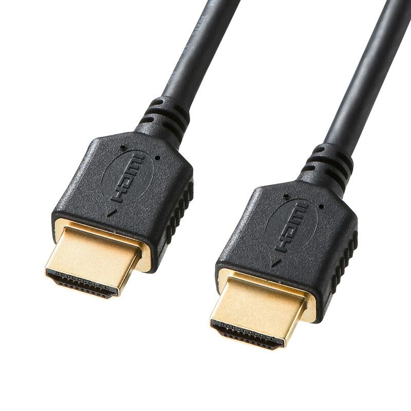（まとめ買い）サンワサプライ プレミアムHDMIケーブル 1m ブラック KM-HD20-P10 【×3セット】