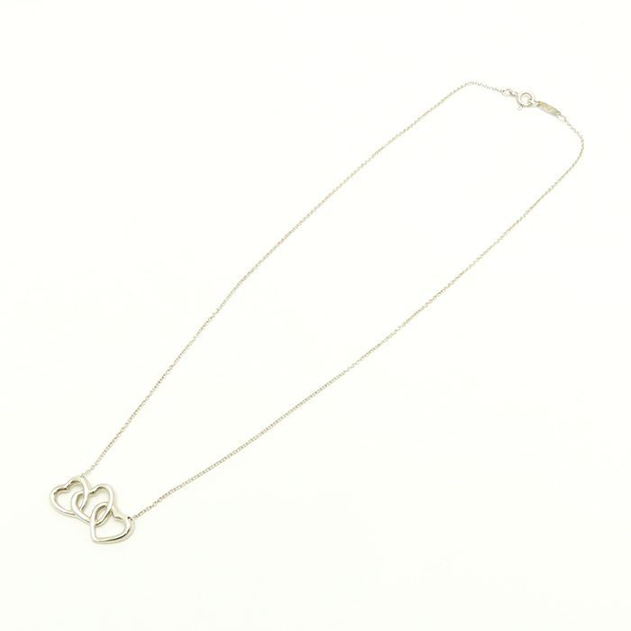 TIFFANY&CO. ティファニー　トリプルハート　ネックレス　シルバー925 TIFFANY & Co. トリプル ハート ネックレス シルバー 925