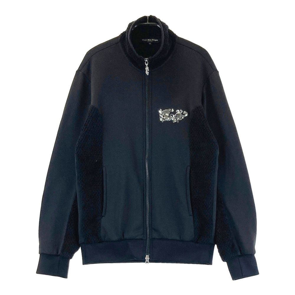 サイズ 2 DANCE WITH DRAGON ダンスウィズドラゴン ボア切替 ジャケット ブラック系 240101504661 ゴルフウェア メンズ ストスト