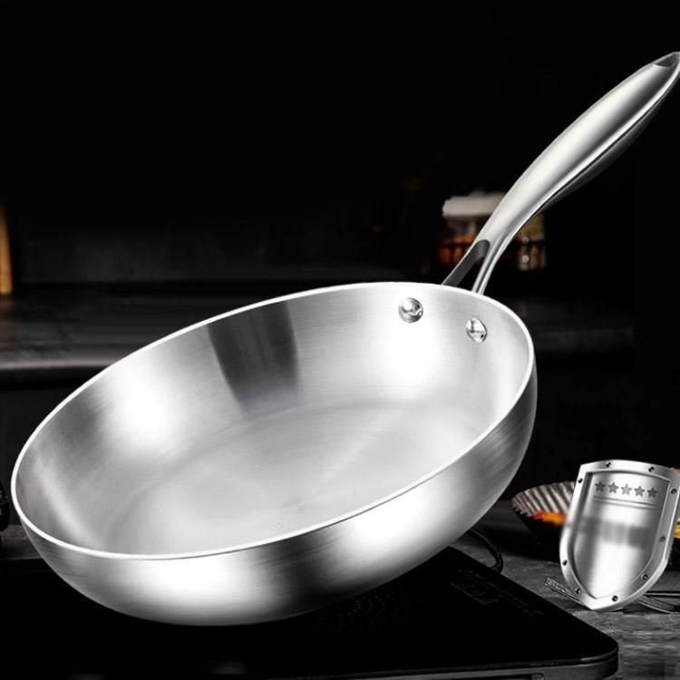 スイス製ステンレススチール 片手鍋 蓋付き 26cm