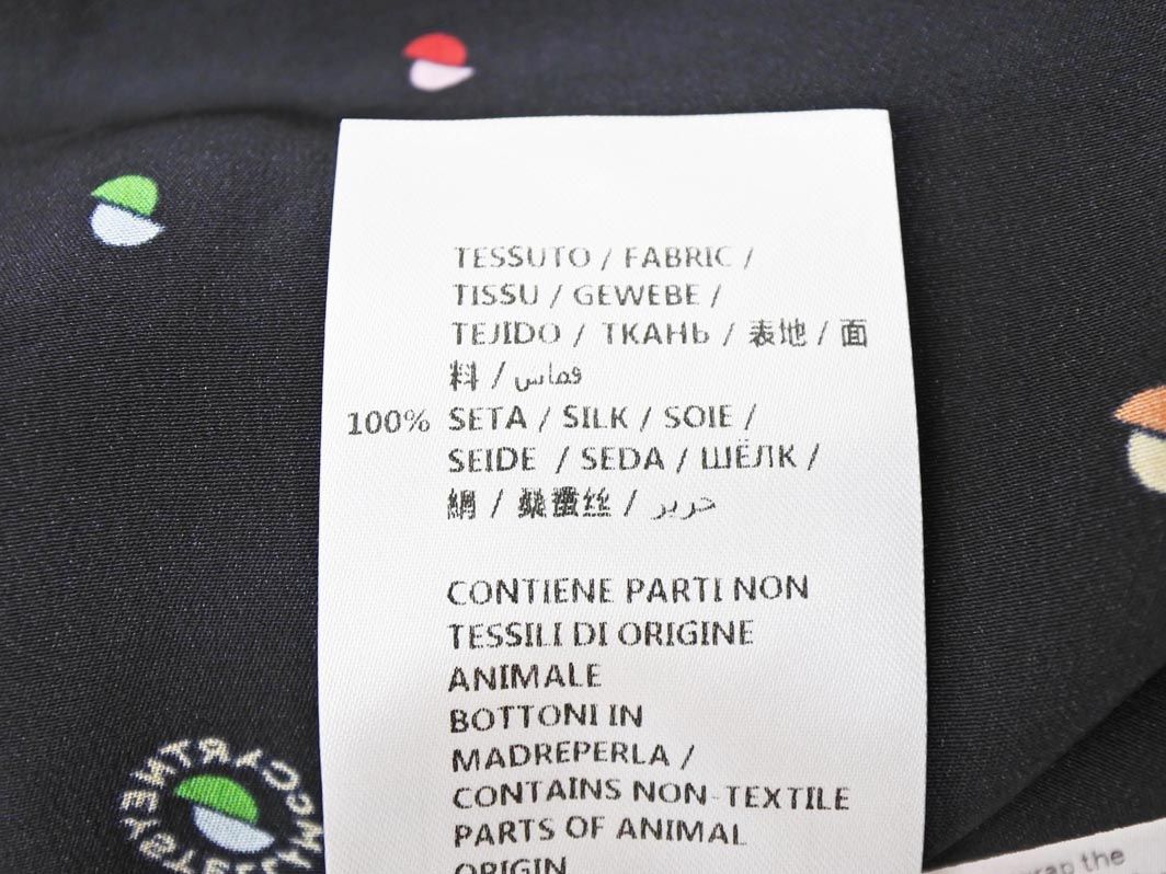 STELLA McCARTNEY ステラマッカートニー シルク100% 総柄