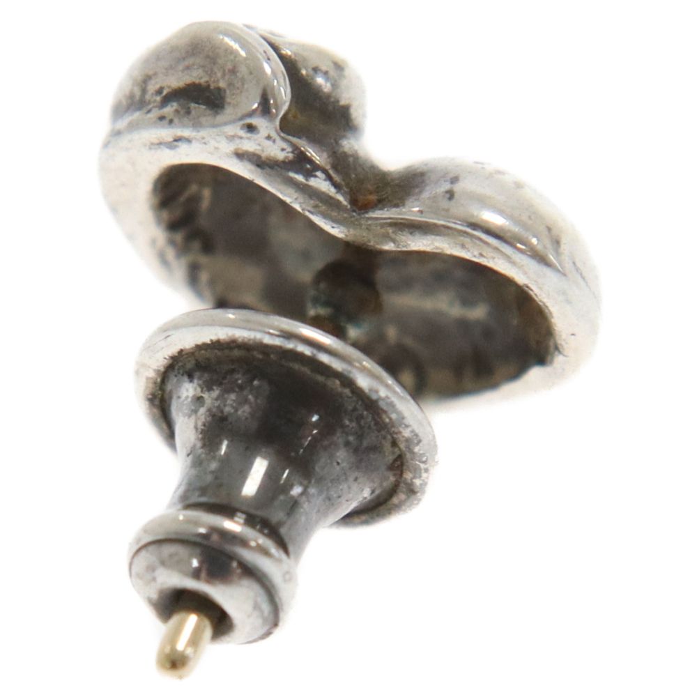 CHROME HEARTS (クロムハーツ) STUD HEART クロムハーツ ハート スタッド シルバー ピアス / CHROME HEARTS