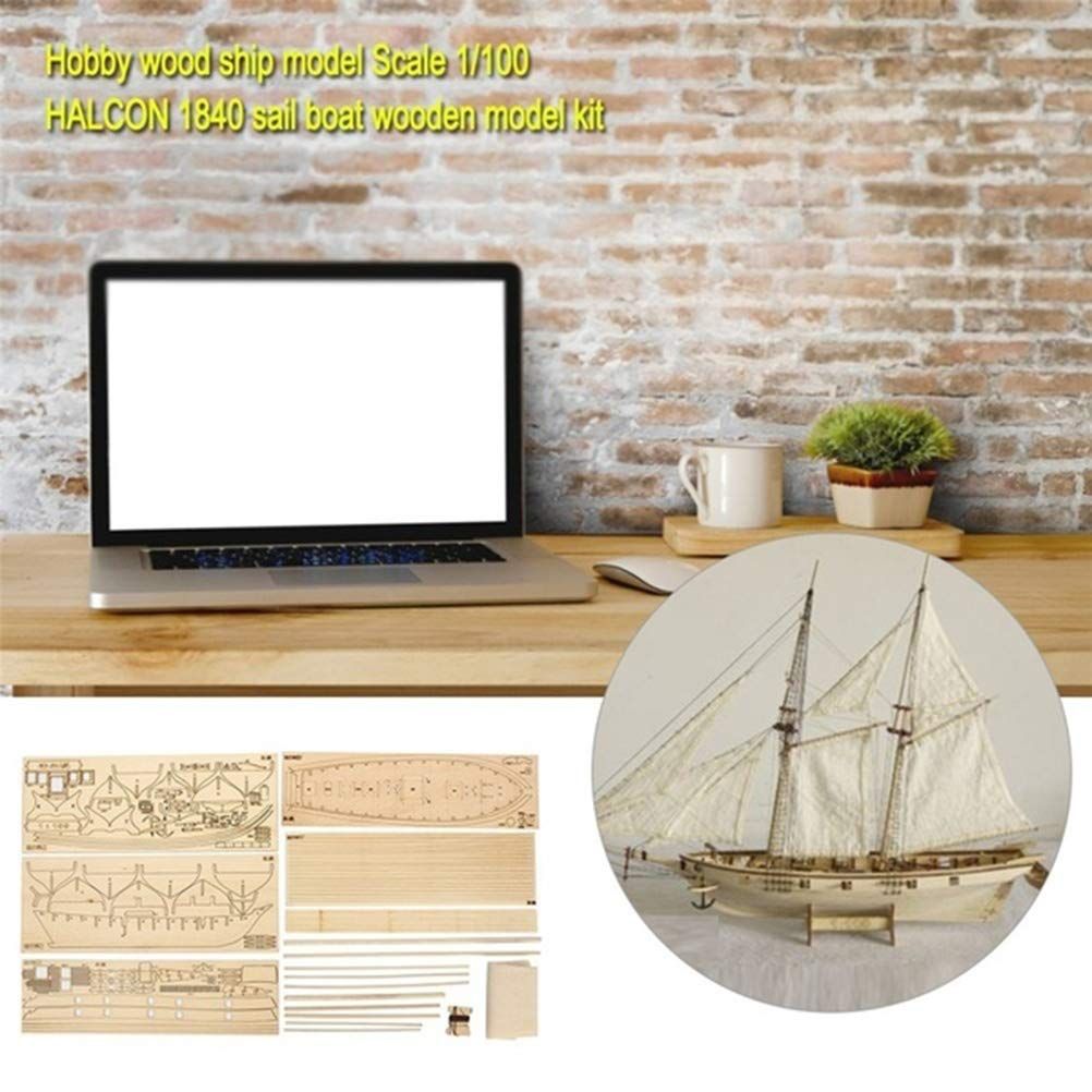 木製 帆船模型 約15cm 帆船 DIY木製帆船船キット モデル 木製帆船モデル 手作り 木製