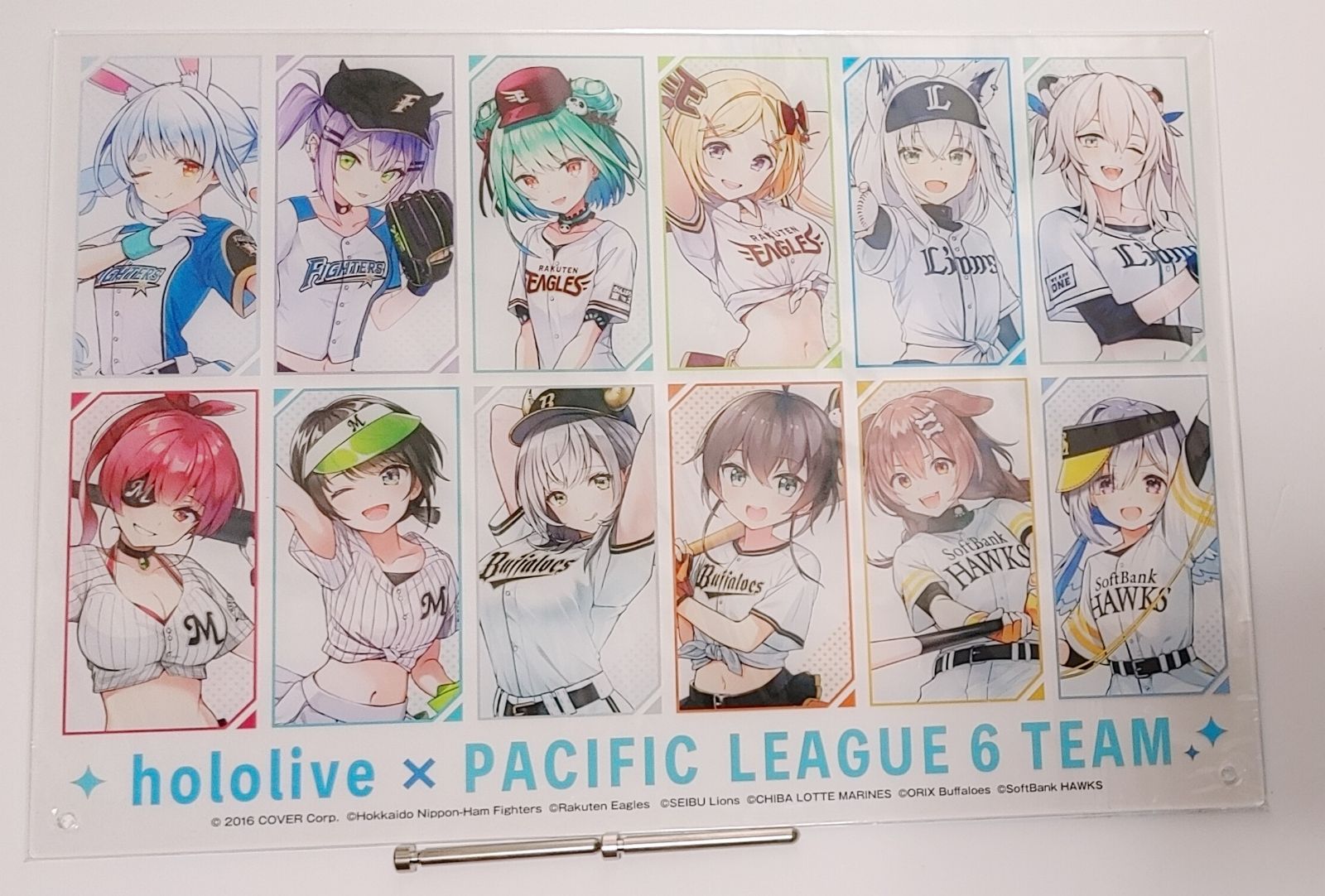 【新品】【全12種フルセット】ホロライブ×パ・リーグ6球団 アクリルスタンド ホロライブ 常闇トワ アクリルスタンド パ・リーグ 六球団