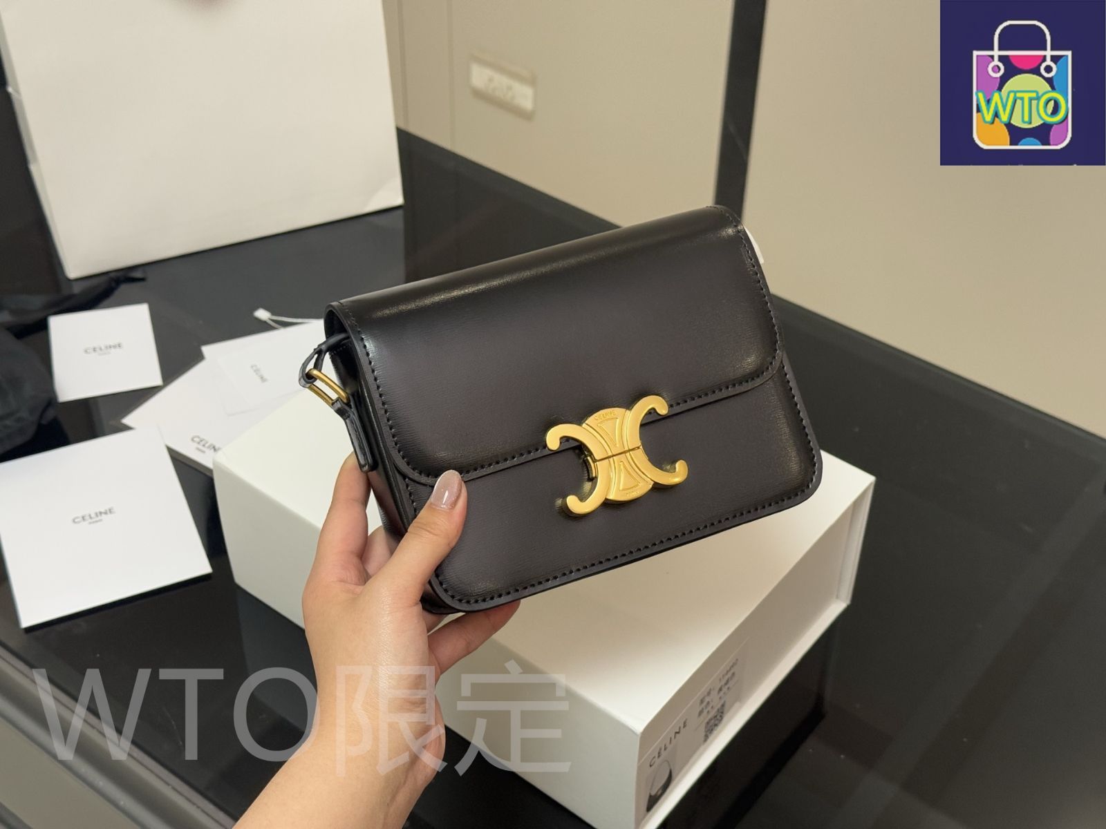 CELINE★トリオンフモチーフキルティングコットンブレザー 楽天市場】CELINE セリーヌ Teen Triomphe Bag ティーン