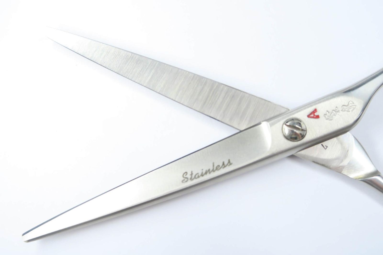 Bランク【紫水】 節約 A シザー 美容師・理容師 6.8インチ 右利き