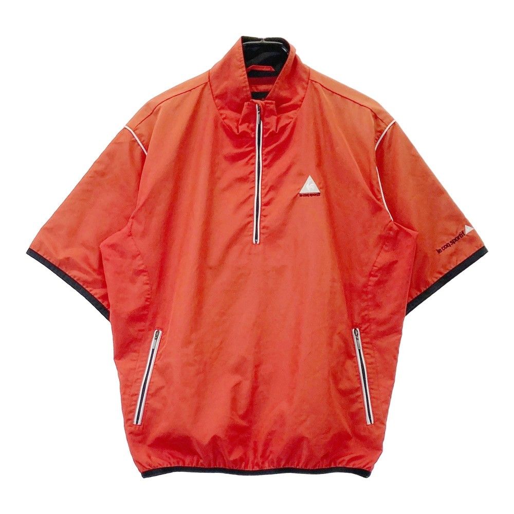 サイズ：L LE COQ GOLF ルコックゴルフ  スウェット ジップジャケット ヘリンボーン柄 ピンク系 [240101420647] ゴルフウェア メンズ ストスト LE COQ GOLF ルコックゴルフ スウェット ジップジャケット