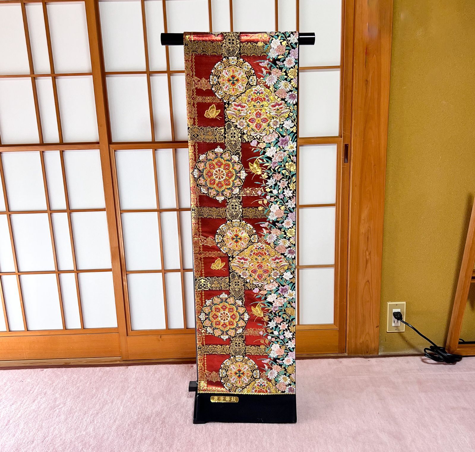 未使用 正絹西陣織袋帯 未使用】未仕立て袋帯正絹趣悦織西陣織鳳