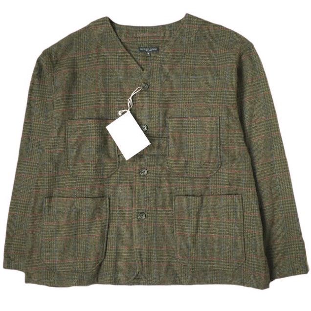 Engineered Garments カーディガン ジャケットチェック柄 足し算が色々と楽しめそうなEGのカーディガンジャケット