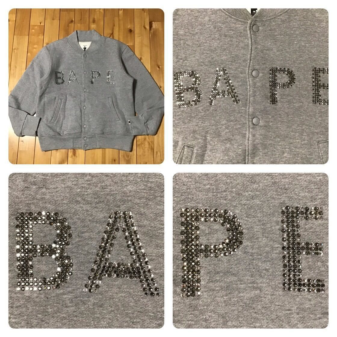 BAPE スワロフスキー スウェット APE 簡単 ベイプ エイプ アベイシング 