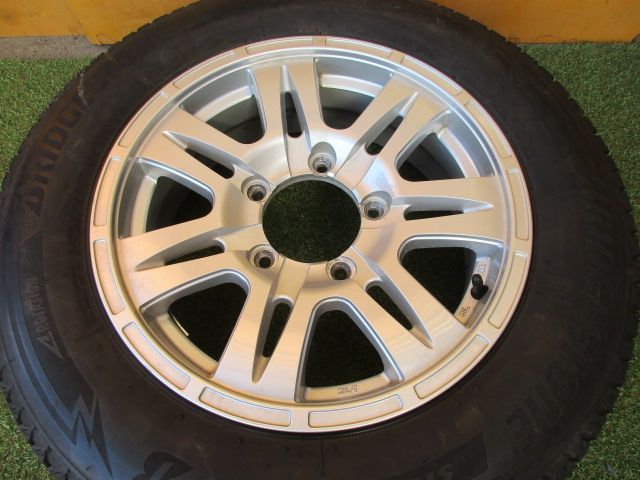 【中古】社外ホイール　ジムニー　175/80R16　スタッドレスタイヤSET