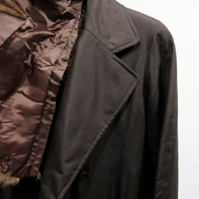 レオナール LEONARD FASHION 中綿コート ジャケット シルク 裏地