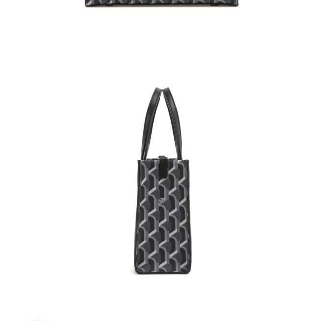 4】ROSA.K CABAS MONOGRAM DAY TOTE BAG BLACK sizeSM - メルカリ