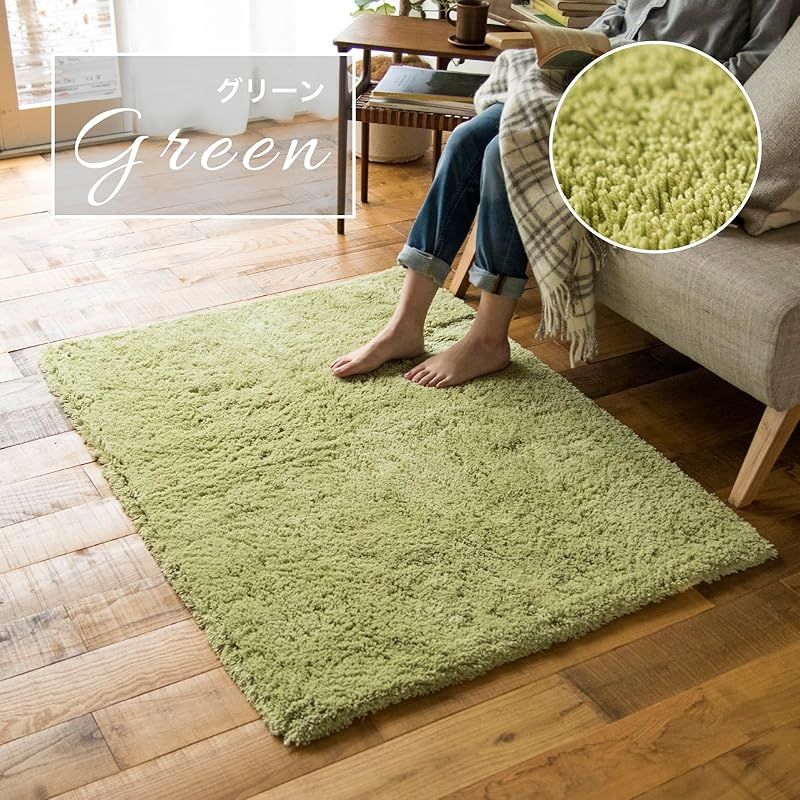 オカ(OKA) 乾度良好Dナチュレ バスマット 約70cm×100cm グリーン