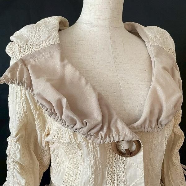 anc エイココンドウ EIKO KONDO ジャケット 42 クリーム色 グレージュ