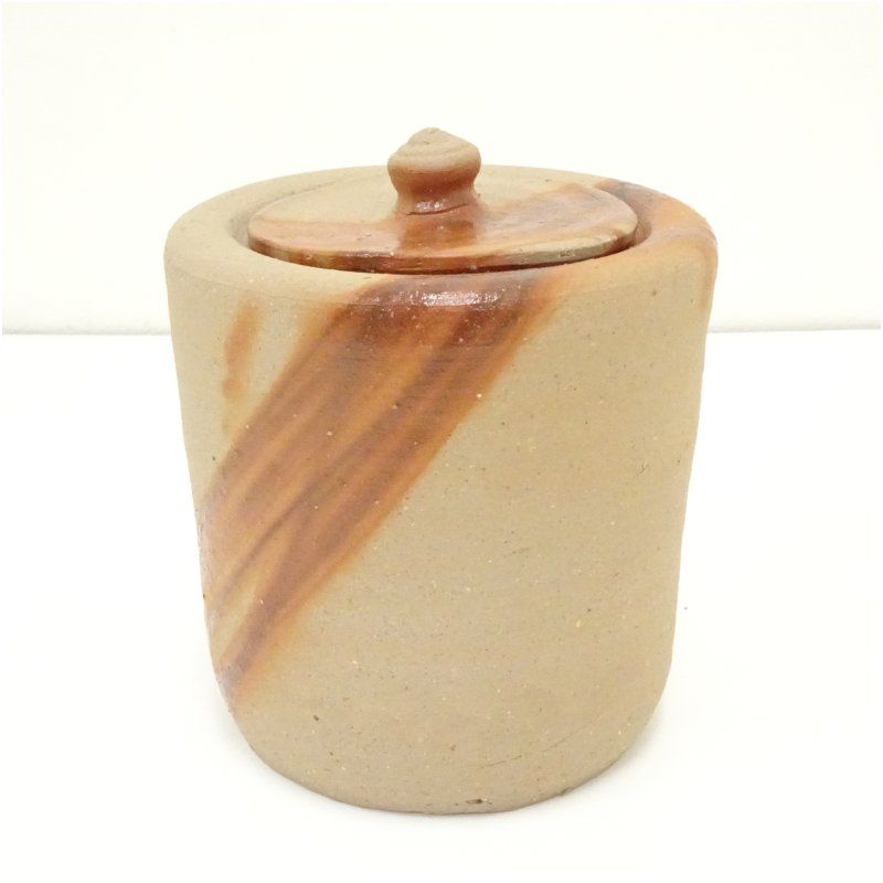 備前焼 陶秀窯 山本出造 緋襷水指 共箱 水指し 茶道 茶道具 おしゃれ 水差し 抹茶 インテリア 茶器 水器 お茶 骨董 茶会