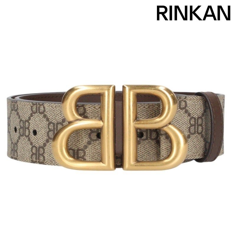 バレンシアガ 680453 ハッカープロジェクトBBロゴベルト メンズ 80  