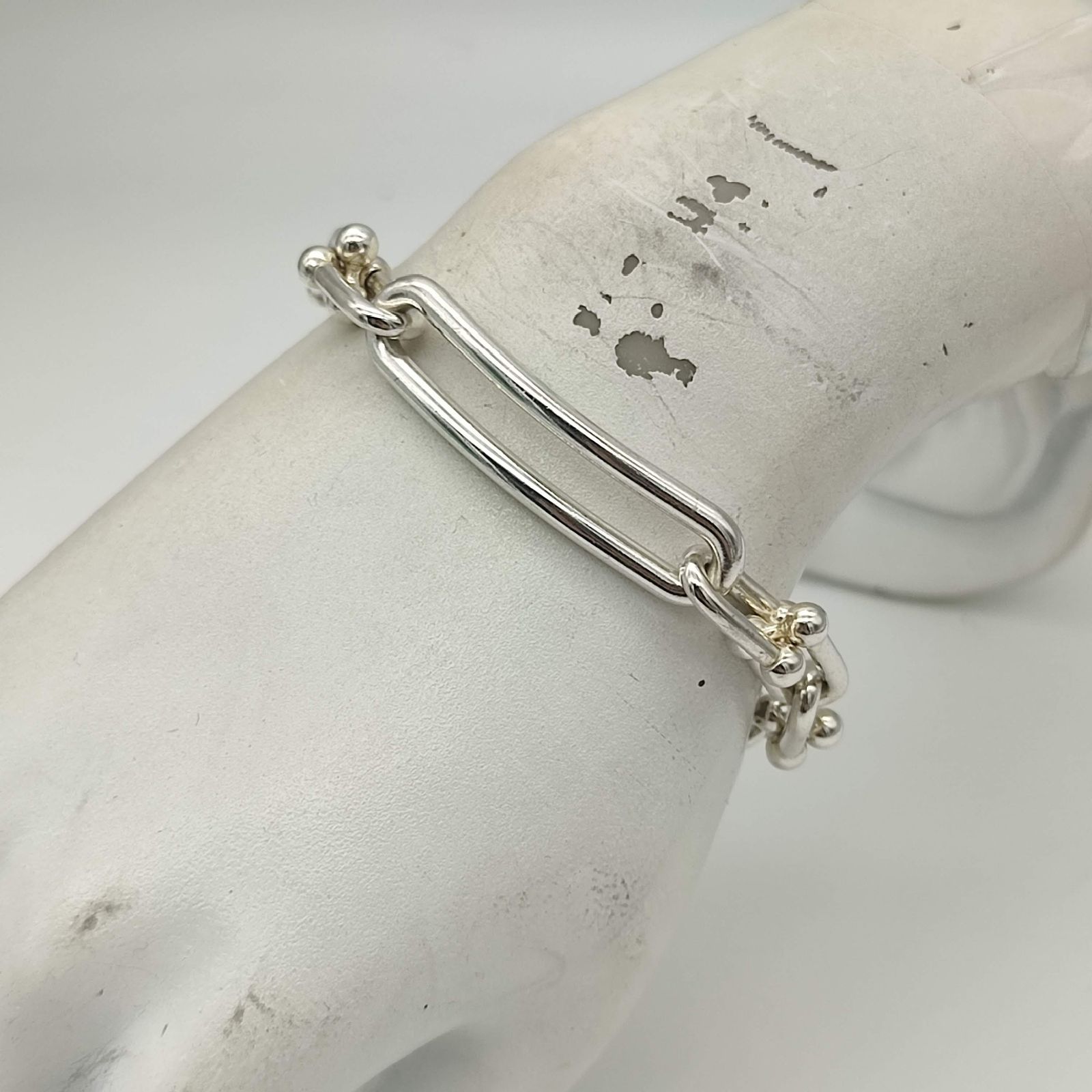美品】TIFFANY ティファニー ハードウェア ミディアムリンク 