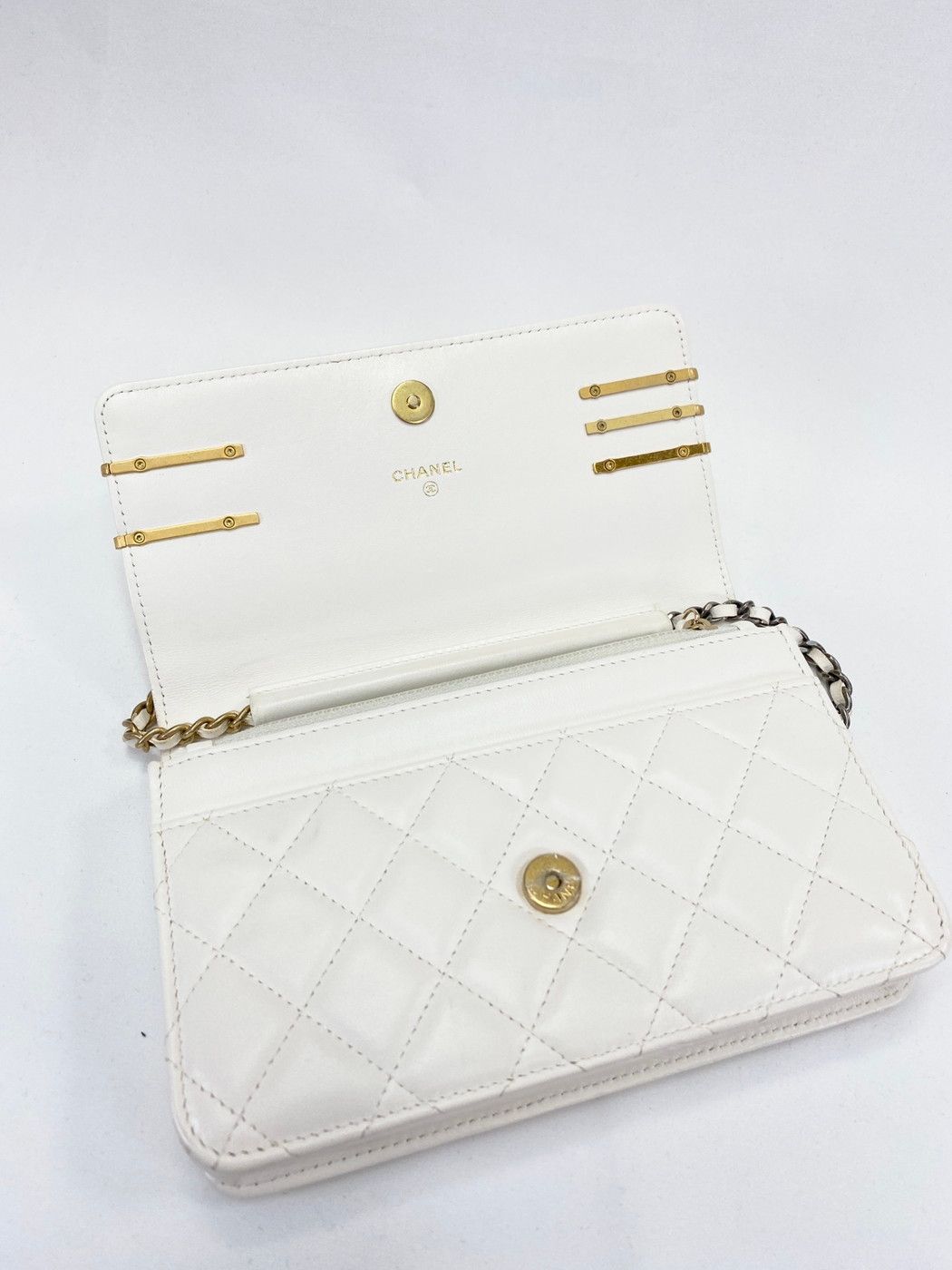 CHANEL チェーンウォレット ショルダーバッグ ラムスキン 9468 楽天市場】シャネル CHANEL マトラッセチェーンウォレット