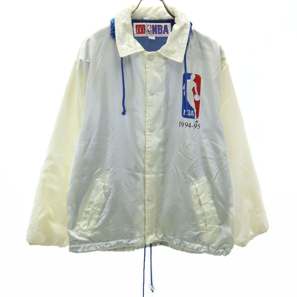 NBA 90s × マクドナルド オールド コーチジャケット M アイボリー NBA NBA × McDonald バスケットボール メンズ