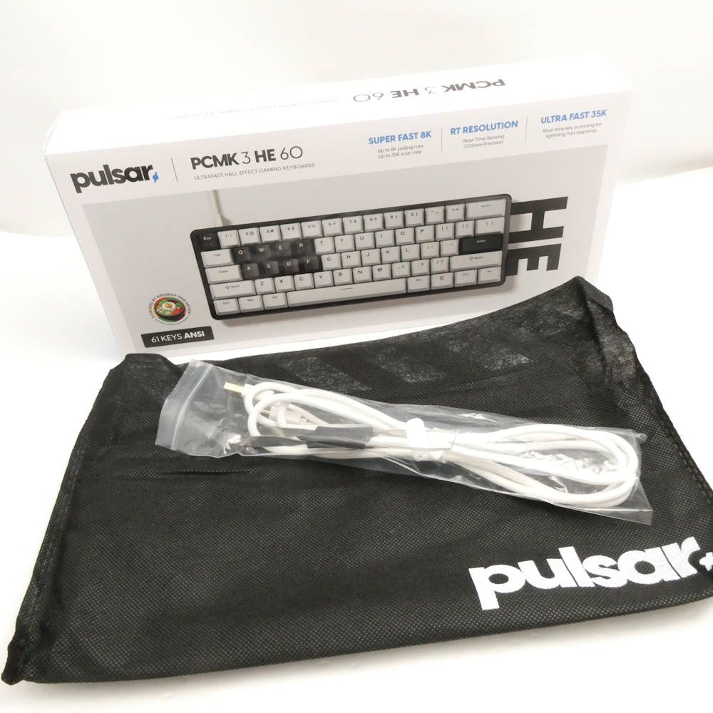 Pulsar Gaming Gears パルサー PCMK 3HE 60 ゲーミングキーボード 有線 eスポーツ 青軸 HO636