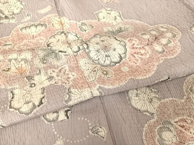 平和屋着物○訪問着 辻が花 絞り 正絹 逸品 AAAX0365np 平和屋着物○上質