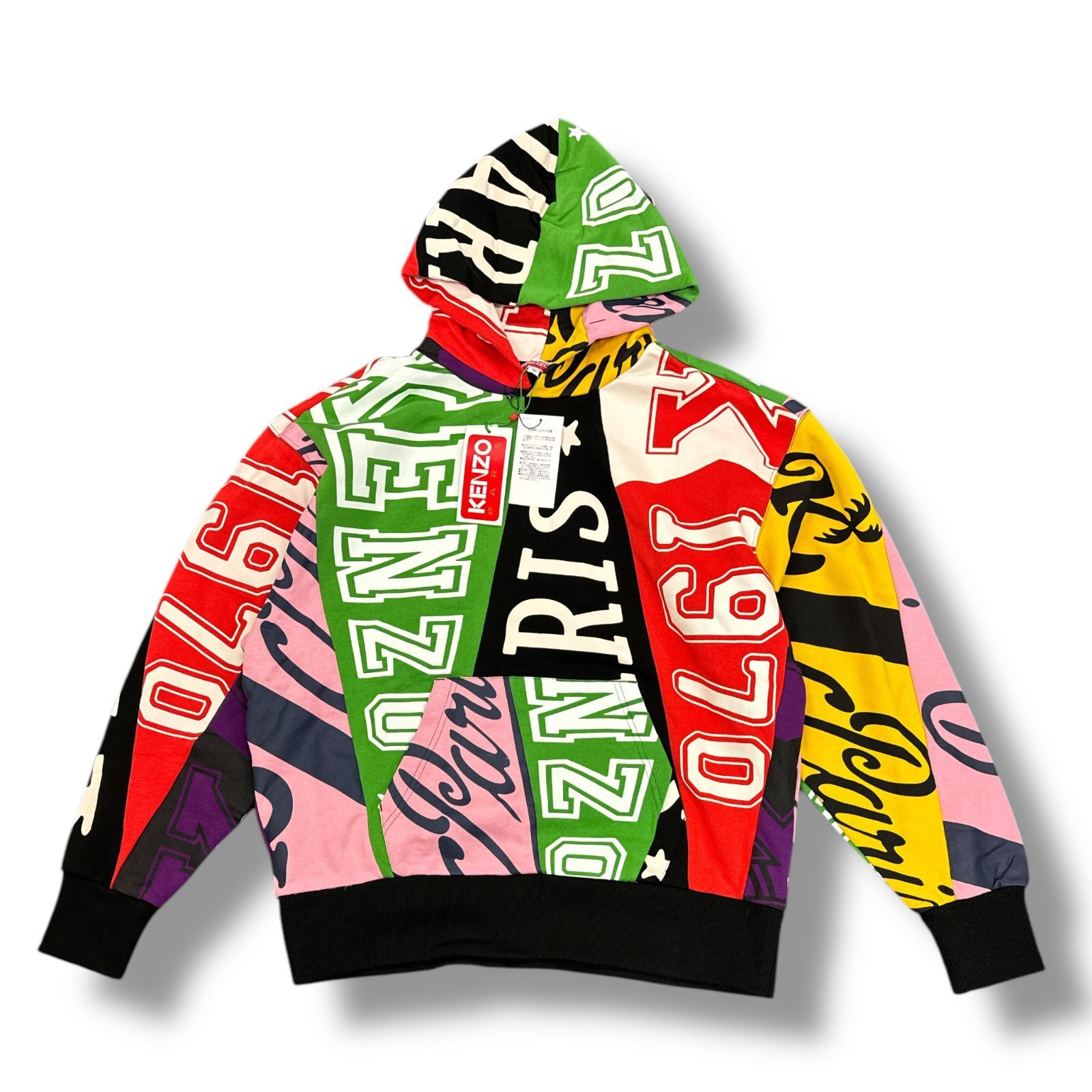 国内正規 参考上代97900円 未使用品 KENZO 23SS Flag Logo Hoodie 