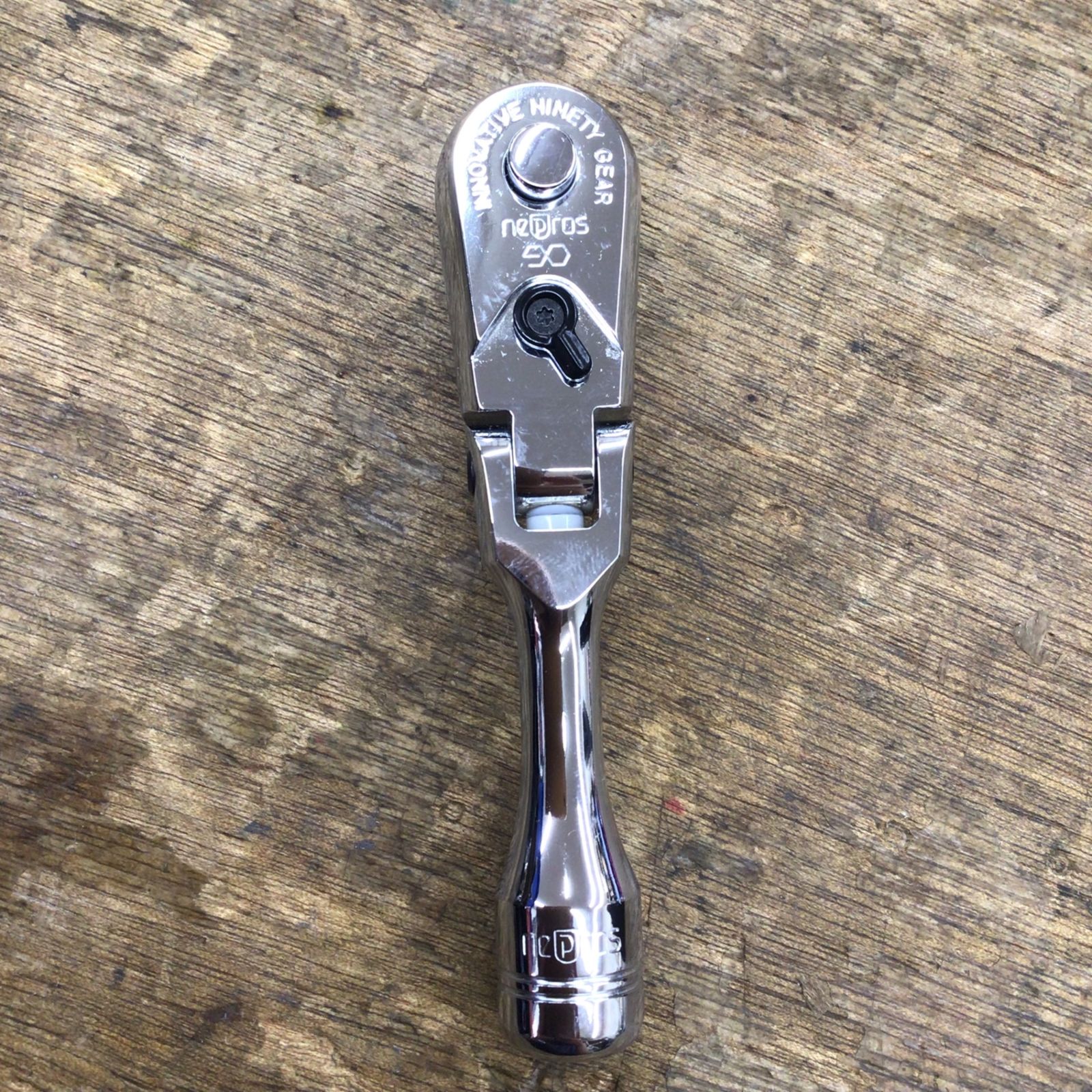 nepros/ネプロス 9.5sq.コンパクトショートフレックスラチェットハンドル NBRC390FS【柏店】