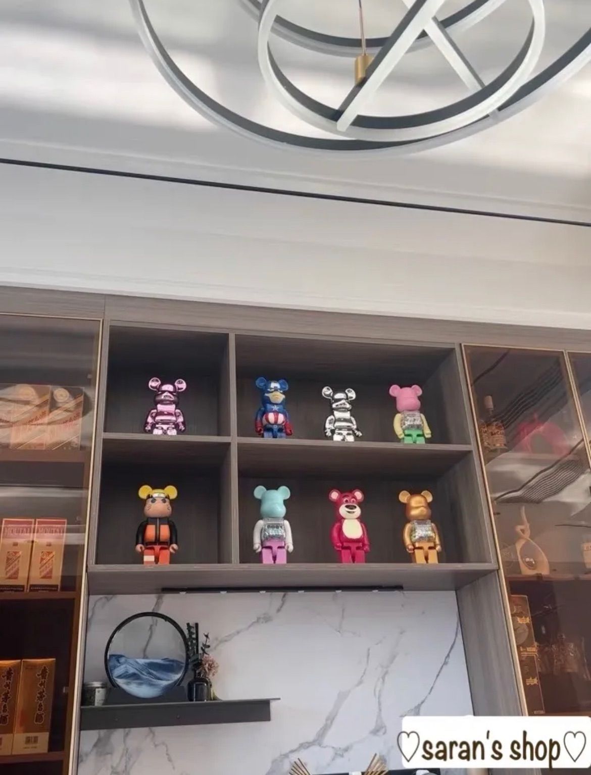 ベアブリック BE@RBRICK ナイキ NIKE 青×白 400% 28センチ